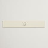 "Wonderful Tonight" - Belly Bands in Oreo Creme by Design Lotus - Assembled with Invitation