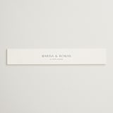"Classic Chic" - Belly Bands in Pearl by Shirley Lin Schneider - Assembled with Invitation