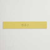 "Antique Ribbon" - Belly Bands in Citrine by Olivia Kanaley Inman - Assembled with Invitation