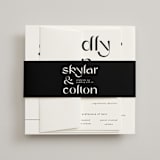 "Marcona" - Belly Bands in Ink by Blustery August - Front