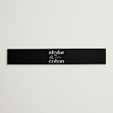 "Marcona" - Belly Bands in Ink by Blustery August - Assembled with Invitation