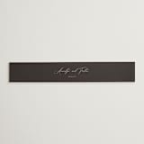 "Love Story" - Belly Bands in Mocha by Jennifer Postorino - Assembled with Invitation