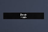 "Love Actually" - Belly Bands in Onyx by Design Lotus - Assembled with Invitation