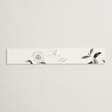"la noce" - Belly Bands in Ink by Design Lotus - Assembled with Invitation