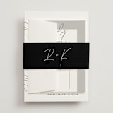 "printed" - Belly Bands in Onyx by JoAnn Jinks - Front