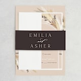 "Bohemian Pampas" - Belly Bands in Sand by Kaydi Bishop - Front