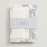 "Coastal Toile" - Belly Bands in Periwinkle by Jenna Holcomb - Front