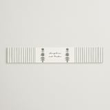 "Hand illustrated Garden Gate" - Belly Bands in Forest by Jackie Crawford - Assembled with Invitation