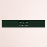 "On and On" - Belly Bands in Botanical Bouquet by Design Lotus - Assembled with Invitation