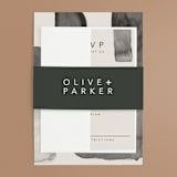 "Midtown" - Belly Bands in Stone by Hudson meet Rose - Front