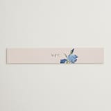 "Irises" - Belly Bands in Natural by Everett Paper Goods - Front
