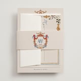"Swan Crest" - Belly Bands in Royal by Cass Loh - Assembled