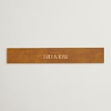 "Classic Touch" - Belly Bands in Rust by April Astudillo - Assembled with Invitation