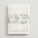 "Woods" - Belly Bands in Moss by Kelly Schmidt - Front