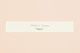 "Painted Ferns" - Belly Bands in Cream by Amy Kross - Assembled with Invitation