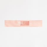 "Contemporary" - Belly Bands in Peony by Liz Conley - Assembled with Invitation