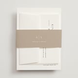 "Rhythmic" - Belly Bands in Simply White by Jennifer Postorino - Front