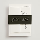 "Courthouse" - Belly Bands in Midnight by Susan Brown - Front