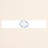 "Poetic Blue" - Belly Bands in Sky by Qing Ji - Assembled with Invitation