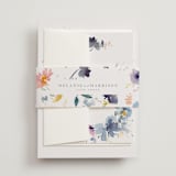 "Cheerful Bouquet" - Belly Bands in Chardonnay by Lori Wemple - Front