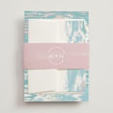 "Glisten" - Belly Bands in Rose Quartz by Sam Dubeau - Front