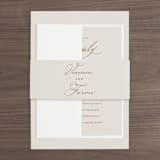 "Delicate Names" - Belly Bands in Buttercream by Jessica Williams - Front