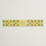 "Coastal Drift" - Belly Bands in Caribbean Citrus by Pixel and Hank - Front