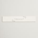 "Etched Frame" - Belly Bands in Eggshell by Robert and Stella - Assembled with Invitation
