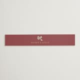 "Ruban en Fleur" - Belly Bands in Rose by Itsy Belle Studio - Assembled with Invitation
