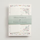 "Delicate Garden" - Belly Bands in Wildflower by Ashley DeMeyere - Front