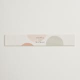 "Curves" - Belly Bands in Cafe by Pixel and Hank - Assembled with Invitation