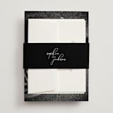 "Kindly Join Us" - Belly Bands in Pearl by Laura Hamm - Front