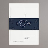 "Forever Intertwined" - Belly Bands in Navy by Lindsay Stetson Thompson - Front