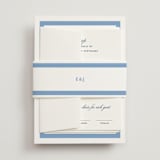 "Montauk" - Belly Bands in Blue Bell by Megan Davis - Front