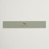"Wedding Tapestry" - Belly Bands in Coral Fern by Chris Griffith - Assembled with Invitation