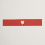 "Big Heart Wedding" - Belly Bands in Cherry by Ani Somi - Assembled with Invitation