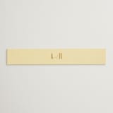 "Vintage Label" - Belly Bands in Butter by Nazia Hyder - Assembled with Invitation