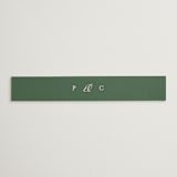 "Scripted" - Belly Bands in Emerald by Creo Study - Assembled with Invitation