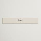 "simple monogram" - Belly Bands in Lace by Cass Loh - Assembled with Invitation
