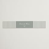 "signature monogram" - Belly Bands in Sage by Sara Hicks Malone - Assembled with Invitation