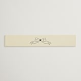 "Modern Love" - Belly Bands in Champagne by Helena Vitto - Assembled with Invitation
