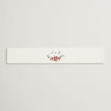 "Villa" - Belly Bands in Azalea by Everett Paper Goods - Assembled with Invitation