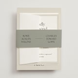 "monogram edit" - Belly Bands in Sandstone by Sara Hicks Malone - Front