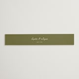 "Victorian Chic" - Belly Bands in Garnet by Morgan Kendall - Assembled with Invitation