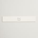 "Scripted Elegance" - Belly Bands in Linen by Ana de Sousa - Assembled with Invitation