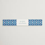 "watercolor tile" - Belly Bands in Navy by Anastasia Makarova - Assembled with Invitation
