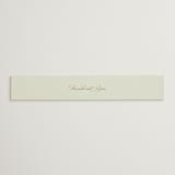 "Avalon" - Belly Bands in Chiffon by Everett Paper Goods - Assembled with Invitation