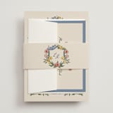"A wedding in Low Country" - Belly Bands in Cornflower by Chris Griffith - Front