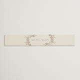 "Preserved Fall Botanicals" - Belly Bands in Linen by Erin Deegan - Assembled with Invitation