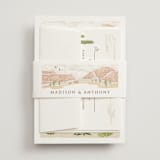 "Westward" - Belly Bands in Red Rock by Paper Sun Studio - Front